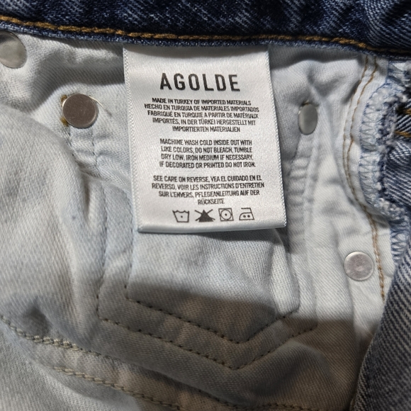 Agolde Women's Straight Leg Jeans - Light Blue - Picture 9 of 16